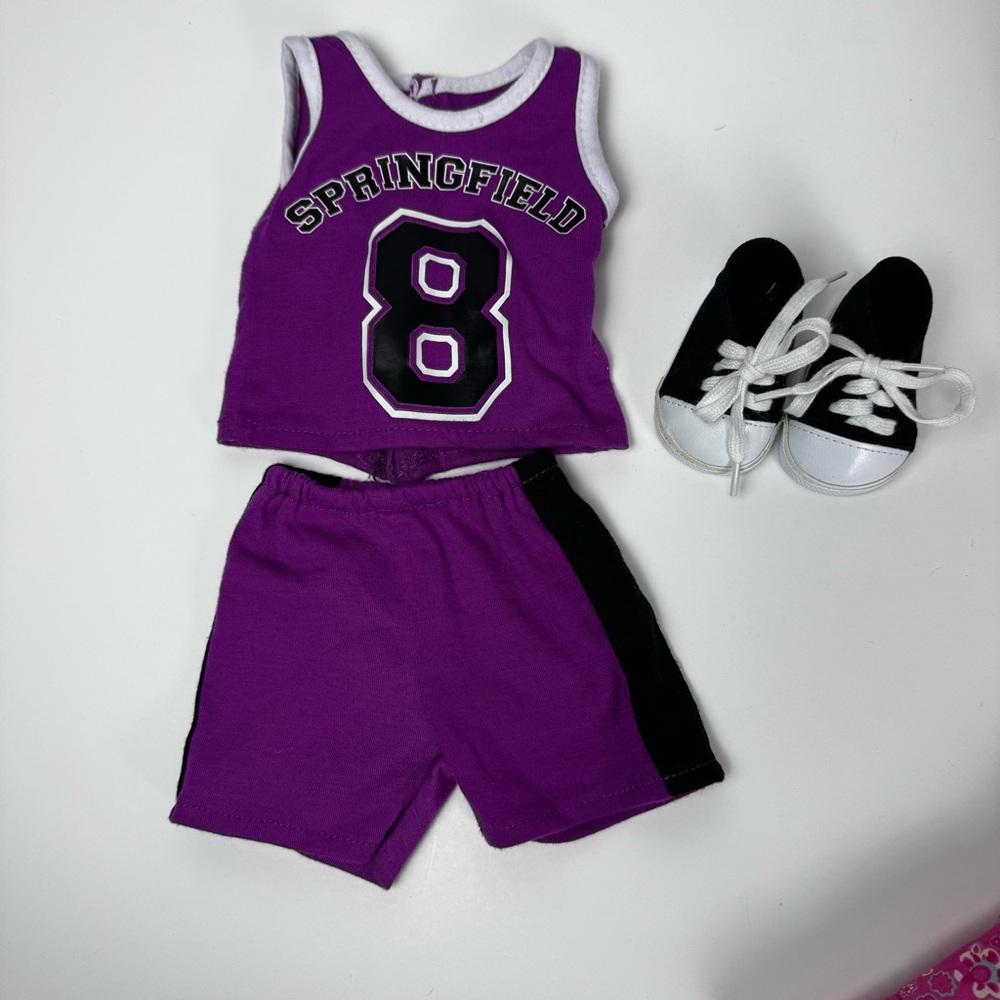 Basketball Outfit for American Girl Doll (not american girl doll brand)